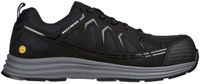 Skechers Malad II ESD Composite Safety Toe Construction Schoen voor heren, zwart textiel, synthetisch, 41.5 EU