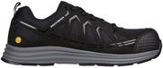 Skechers Malad II ESD Composite Safety Toe Construction Schoen voor heren, zwart textiel, synthetisch, 41.5 EU