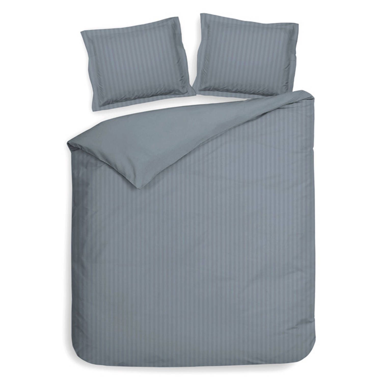 Heckett & Lane Banda Dekbedovertrek - Lits-jumeaux - 240x200/220 cm - Colonial Blue