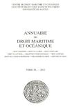 Annuaire de Droit Maritime Et Ocï¿½anique. 2022, Nï¿½ 40: Droit Maritime - Droit de la Mer - Droit Portuaire - Droit Du Littoral - Relations International