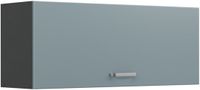 Vicco Hangkast R-Line, Blauw-grijs/Antraciet, 100 cm Plat