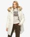 Superdry Everest Parka Dames Imitatiebont Off White