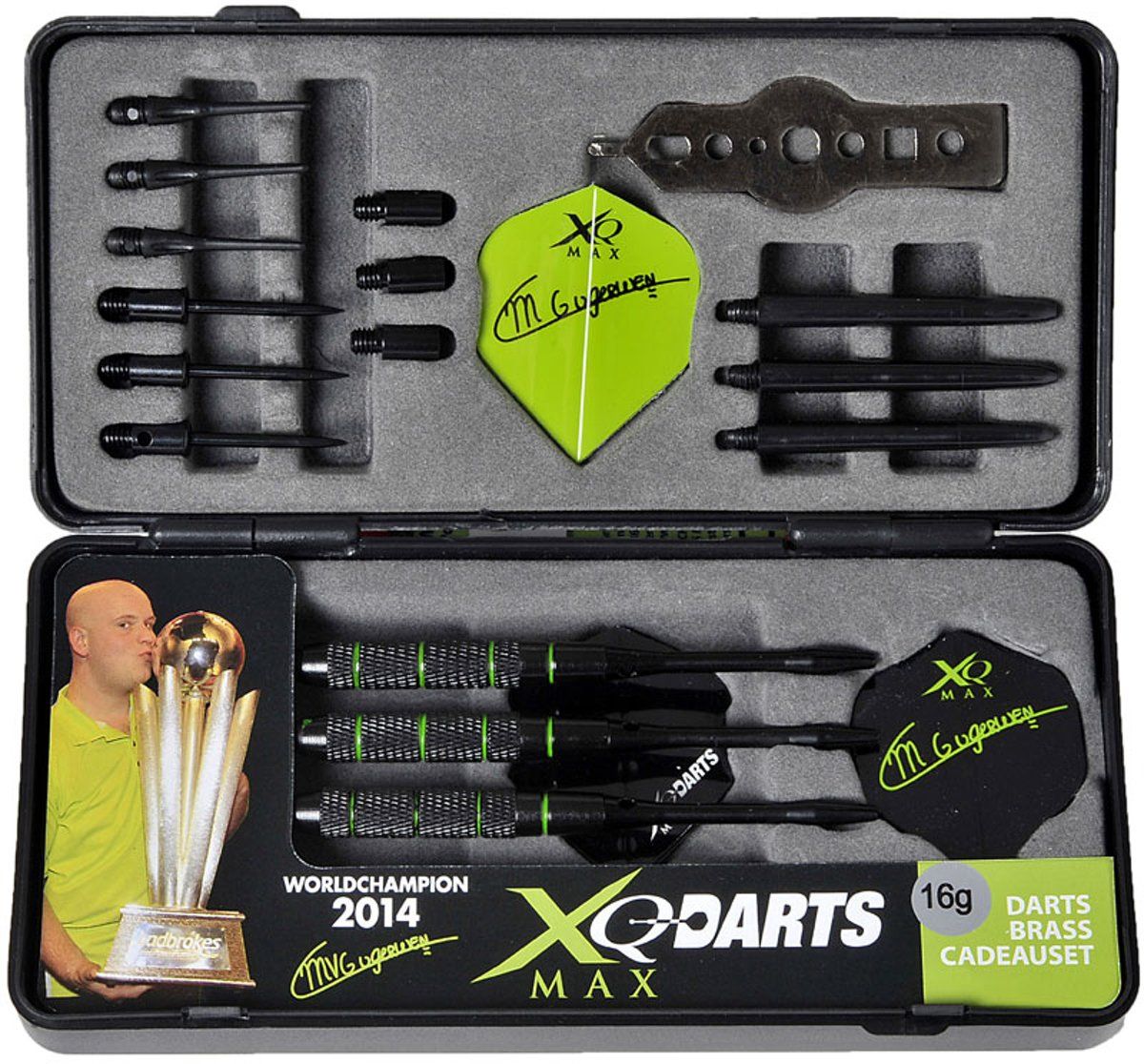 Longfield Michael van Gerwen Blackline Dartpijlen Cadeauset - Zwart - Aluminium - 2015