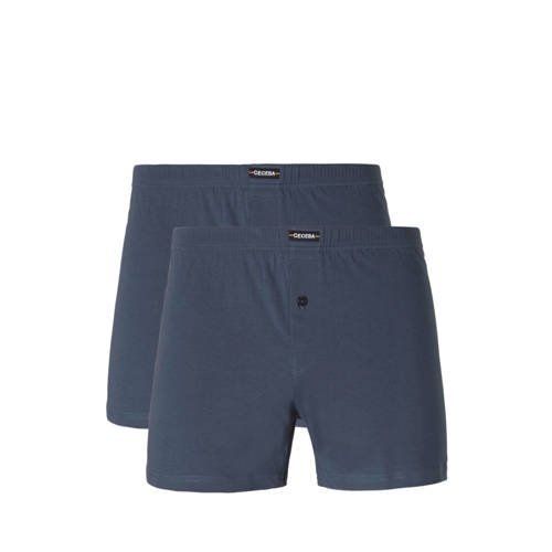 Ceceba +size boxershort (set van 2) - blauw - katoen