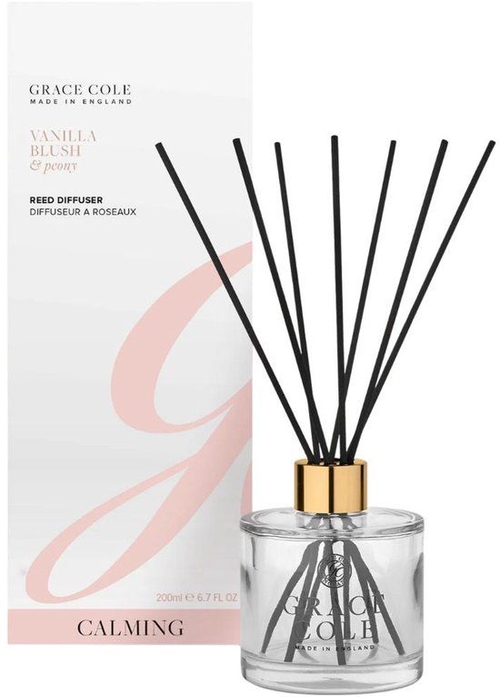 Grace Cole Vanilla Blush & Peony Diffuser - 200ml