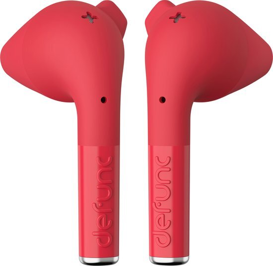 Defunc True Go Slim - Draadloze oordopjes - Bluetooth draadloze oortjes - Rood