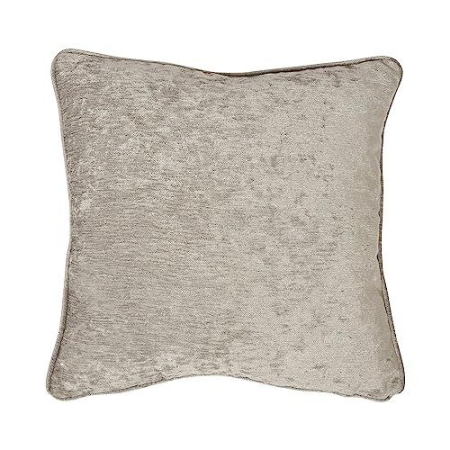 Curtina - Getextureerd Chenille Sierkussen - 43x43cm - Naturel