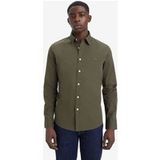 Levi's Battery Housemark Slim Fit Shirt Maat: XS | Casual Overhemden Outlet | Heren | Bruin