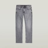 G-Star Mosa Straight Heren Jeans 35/38 Faded Grey Neblina Katoen/Elastaan