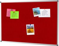 IVOL Prikbord vilt 100x150 cm - Rood