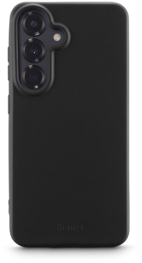 Hama hoesje geschikt voor Galaxy S25 - Fantastic Feel cover - Zwart