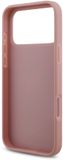 Guess hoesje - Geschikt voor iPhone 17 Pro Max en geschikt voor iPhone 18 Pro Max - Glitter - Roze