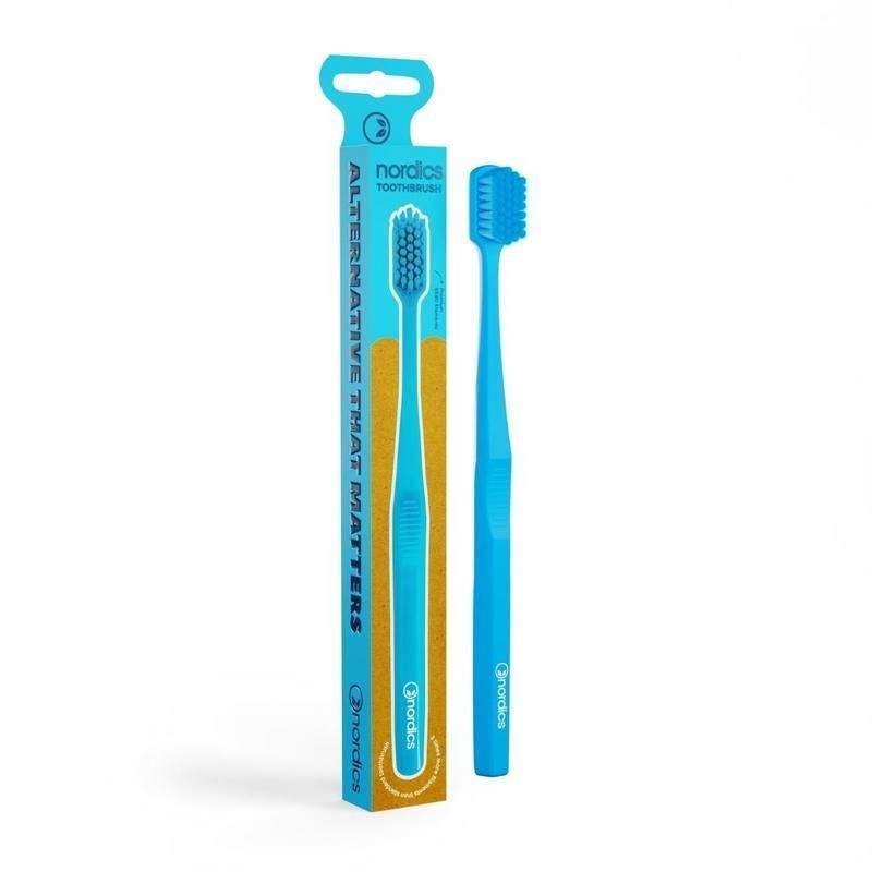 Tandenborstel premium blauw 1 Stuk