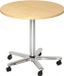 hjh OFFICE PRO Hammerbacher Xtra XD - Zit-Sta Bureau - 120 x 80 cm - Wit - In hoogte verstelbaar - Met Wielen