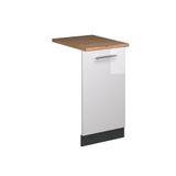 Vicco Fame-Line Vaatwasserfrontpaneel – 45 cm, WB Eik Wit Hoogglans
