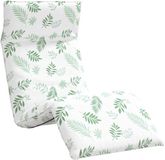 vidaXL Opvouwbare ligstoel Bladpatroon 175x54x8,5 cm Oxford stof