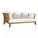 Buitengewoon Boet Buitengewoon de Boet Losli Daybed 220x103x85 cm bruin