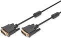 Digitus DVI-D 24+1-polige stekker, DVI-D 24+1-polige stekker 5.00 m Zwart
