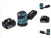 Makita DBO 180 T1 accu excentrische schuurmachine 18 V 125 mm + 1x accu 5,0 Ah - zonder oplader