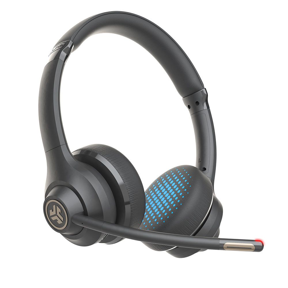 JLab Go Work Headset - Draadloos en Bedraad - Zwart/Blauw
