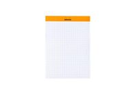 RHODIA 194046C - Memoblok N°13 Oranje - A6 10,5 x 14,8 cm - Kleine Ruitjes - 240 Afscheurbare Vellen