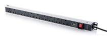 Digitus DN-95464 10 AC-uitgang(en) Zwart, Zilver