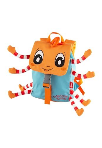 sigikid Kinderrugzak De kleine spin weerbaar, oranje/blauw/rugzak, Eén maat, kindvriendelijk