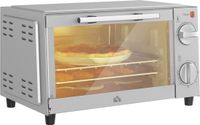 HOMCOM Mini Oven 8L 750W Silver