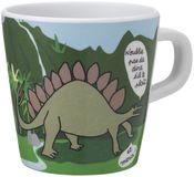 Petit Jour Paris DI913L mok met dinosaurus: Steégosaurus en Tyrannosaurus