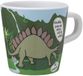 Petit Jour Paris DI913L mok met dinosaurus: Steégosaurus en Tyrannosaurus