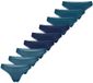 Sloggi Dames string 9 pack GO Crush turquoise Effen Katoen/Elastaan XS