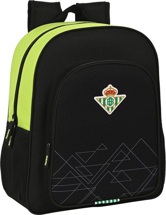 Schoolrugzak Real Betis Balompié Zwart Limoen - 15L - Unisex