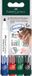 Faber-Castell Whiteboardmarkers - Set van 4 stuks - Zwart, Groen, Rood, Blauw
