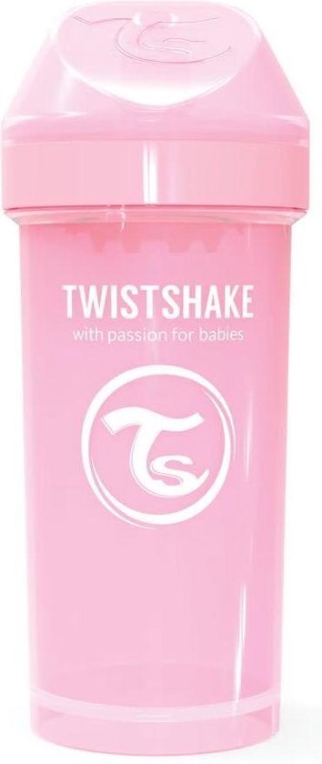 Twistshake Twist shake Drinkbeker Kid Cup Kid Cup 360ml pastel l roze roze