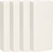 Gerimport Vaporisateur d'eau - 8x - blanc - céramique - 400 ml - bac de radiateur humidificateur d'air - 7,4 x 17,7 cm