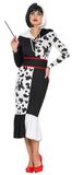 Fiestas Guirca Cruella De Chic Jurk Zwart/Wit