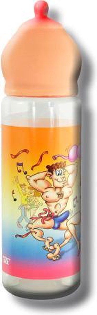 DIVERTY SEX Breast Shaped Baby Bottle Small 360 ml - Silver