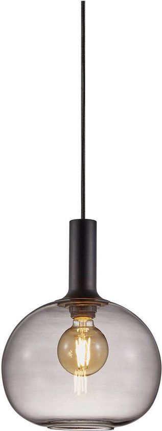 Nordlux Alton 25 Hanglamp - E27 - Smoke Glas/Zwart