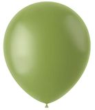 Folat 19619 Vintage Groen 33 cm Stuks-Set van 10 Olijf Salie Opblaasbare Ballonnen 33 cm Helium als Verjaardag Bruiloft Baby Shower Doop Feestdecoratie