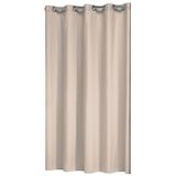 Sealskin Coloris Douchegordijn - Katoen/Polyester - Beige - 180x200 cm