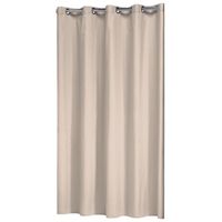 Sealskin Coloris Douchegordijn - Katoen/Polyester - Beige - 180x200 cm