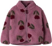 Name it Vest Teddy Lilas1 Gebloemd Kinderen Vrouwen Maat 104