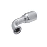 Gates Fluid Power 7347-07391-5 Slang Fitting 12GS16FL90S 3/4In Bore To 3/4In Global Spiral Flanged 3000 Psi 90 Swept Elleboog 100 mm Drop Gs