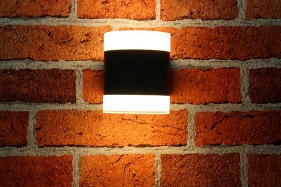 Integral Wandlamp Brent - Antraciet - Aluminium - 8.4W - 3000K