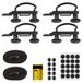 Coffre de toit Coffre de toit kit de fixation - brides en U - 85 mm - Jeu de 4