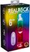 RealRock by Shots Shots BV LED Vibrating Straight Cock - 6" / 15 cm - Transparent