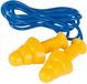 Kerbl Oordopjes met koord Blauw Geel