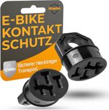 Wheeloo Bosch E-bike Contactbescherming Afdekking - Pinafdekking Set van 2 - Zwart