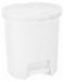 Curver Poubelle à pédale, 25 litres / Blanc