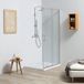 Paroi de douche extensible Côté Verre 80-90 cm 4 mm Leo